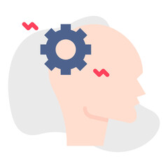 Cognitive Distortion icon single vector illustration