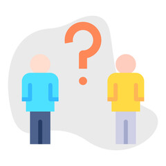 Conflict icon single vector illustration