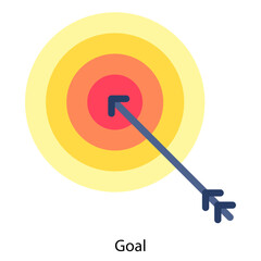 Goal icon single vector illustration