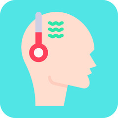 Illness icon single vector illustration