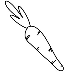 blank and white hand drawn easter