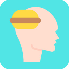 Binge Eating icon single vector illustration