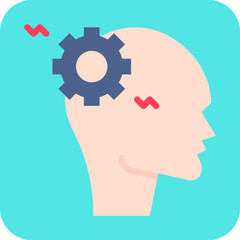 Cognitive Distortion icon single vector illustration