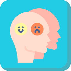 Dissociation icon single vector illustration