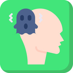 Schizophrenia icon single vector illustration