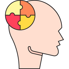 Psychology icon single vector illustration