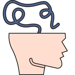 Psychosis icon single vector illustration