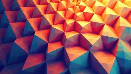 Obraz premium Repetitive geometric shapes forming a continuous design , squares, colorful
