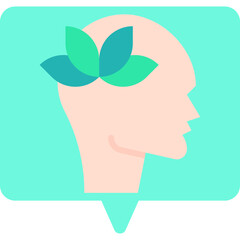 Calm icon single vector illustration