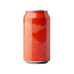 Fototapeta premium A group of aluminum soda cans with unique, colorful label designs arranged neatly on transparent png background. Ai generated