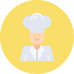 Chef icon single vector illustration
