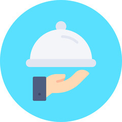 Waiter icon single vector illustration