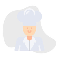 Chef icon single vector illustration