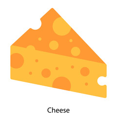 Cheese icon single vector illustration