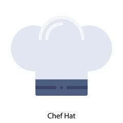 Chef Hat icon single vector illustration