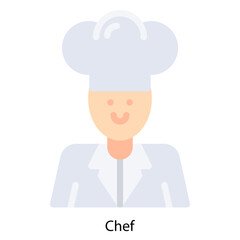 Chef icon single vector illustration