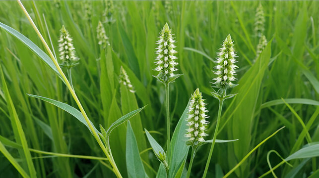 Smartweed Stalks with Flower Buds