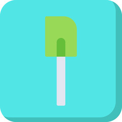 Spatula icon single vector illustration
