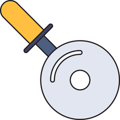Slicer icon single vector illustration