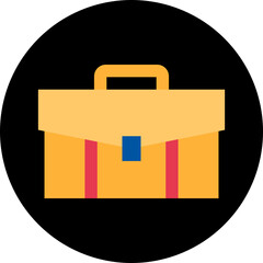 Portfolio icon single vector illustration