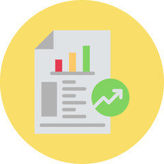 SEO Report icon single vector illustration