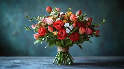 Vibrant flower bouquet (72)