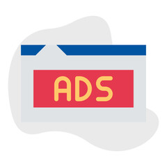 Video Marketing icon single vector illustration