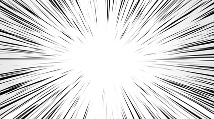 Obraz premium Black and white abstract background with dynamic light patterns and digital motion effects