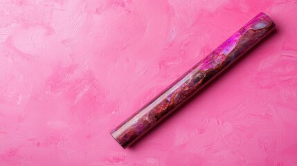 Abstract roll of pink and purple marble effect vinyl.
