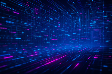 Futuristic abstract digital background view.