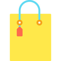 Shopping Bag icon single vector illustration
