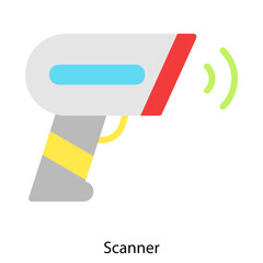 Scanner icon single vector illustration