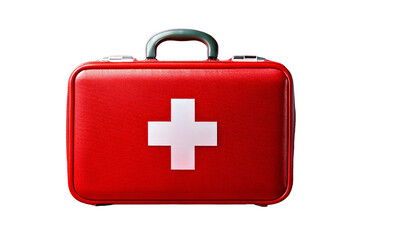 first aid box isolated on transparent background