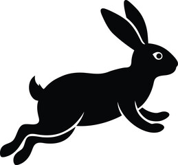 a rabbit silhouette, rabbit png
