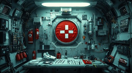 Sci-Fi Medical Bay: A Futuristic Emergency Room
