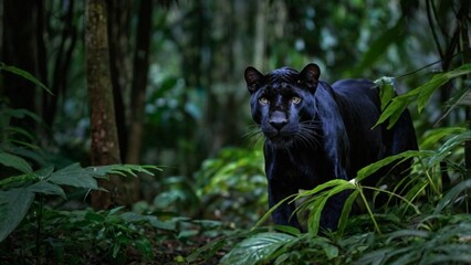 Fototapeta premium Panther on the wild
