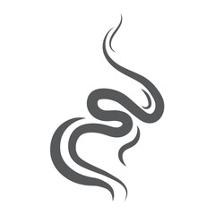  icon set. Set smell icons. Cooking steam or warm aroma smell mark, 