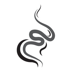  icon set. Set smell icons. Cooking steam or warm aroma smell mark, 