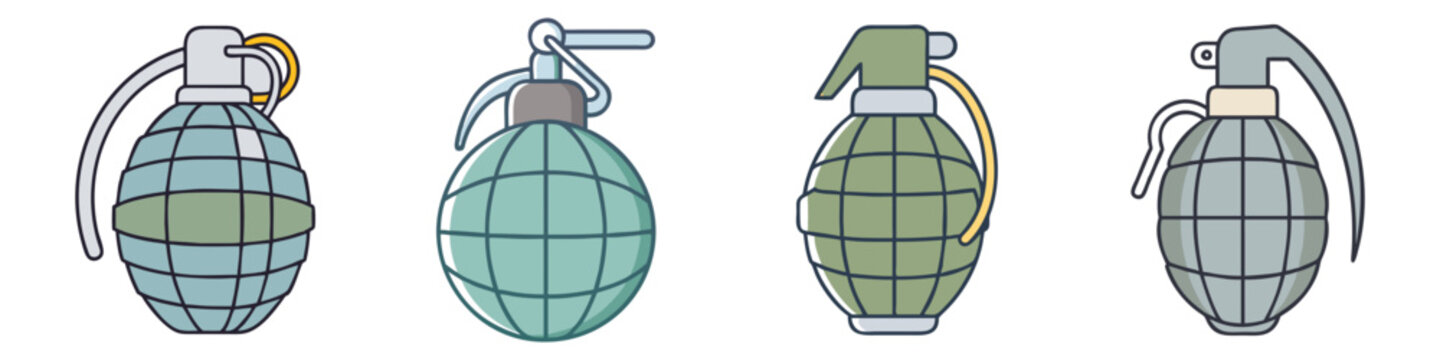 grenade icon, grenade vector illustration-simple illustration of grenade, perfect for grenade logos and icons