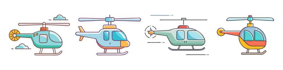 helicopter icon, helicopter vector illustration-simple illustration of helicopter, perfect for helicopter logos and icons