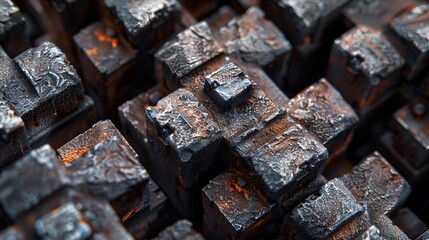 macro photo of metal, extremely detailed and textured, professional lighting