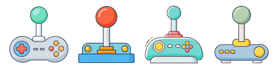 joystick icon, joystick vector illustration-simple illustration of joystick, perfect for joystick logos and icons