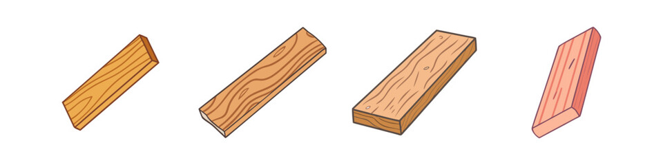 plank of wood icon, plank of wood vector illustration-simple illustration of plank of wood, perfect for plank of wood logos and icons