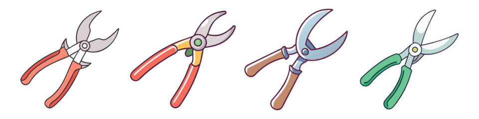 pruning shears icon, pruning shears vector illustration-simple illustration of pruning shears, perfect for pruning shears logos and icons