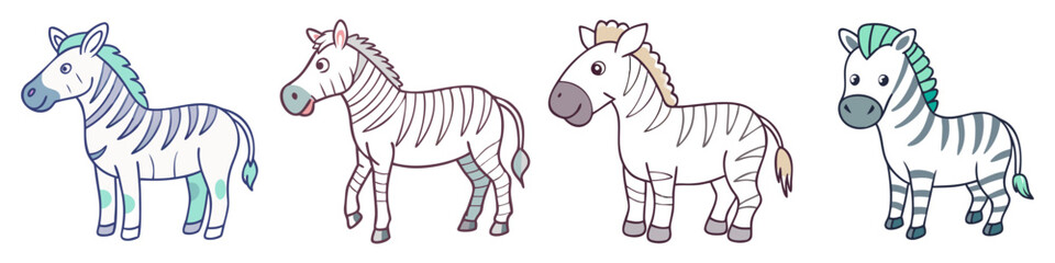zebra icon, zebra vector illustration-simple illustration of zebra, perfect for zebra logos and icons