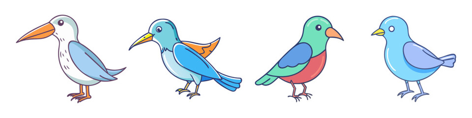 bird icon, bird vector illustration-simple illustration of bird, perfect for bird logos and icons