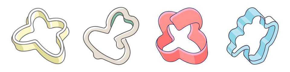 cookie cutter icon, cookie cutter vector illustration-simple illustration of cookie cutter, perfect for cookie cutter logos and icons