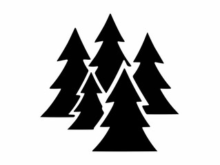 Pine Forest Silhouette

