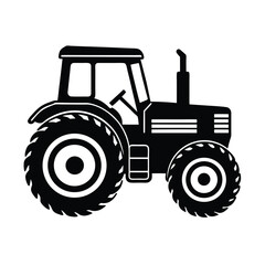 tractor isolated on white