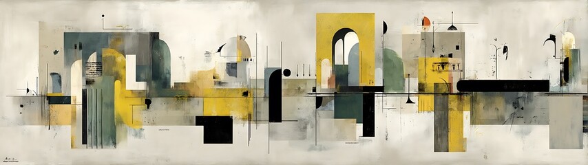 Abstract Cityscape Architecture.